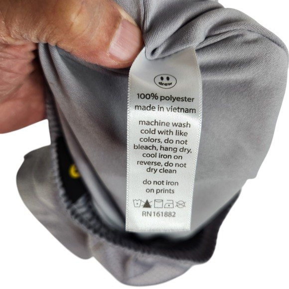 Drew House Secret Mesh Shorts Grey Pull On Lined Drawstring Unisex XS Casual - Picture 6 of 9